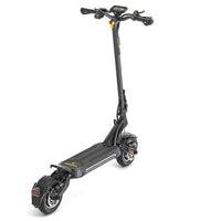 Ausom SR1 Trottinette électrique black electric scooter with dual 1000W motors, 52V 20.8Ah battery, 10-inch pneumatic tires, and 41 mph max speed