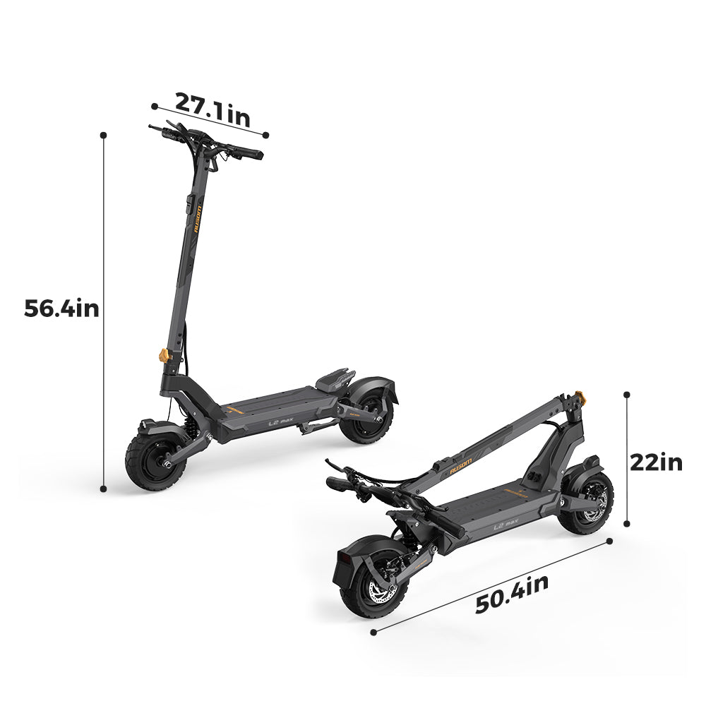 Ausom LTrottinette électrique à double moteur 2 Max