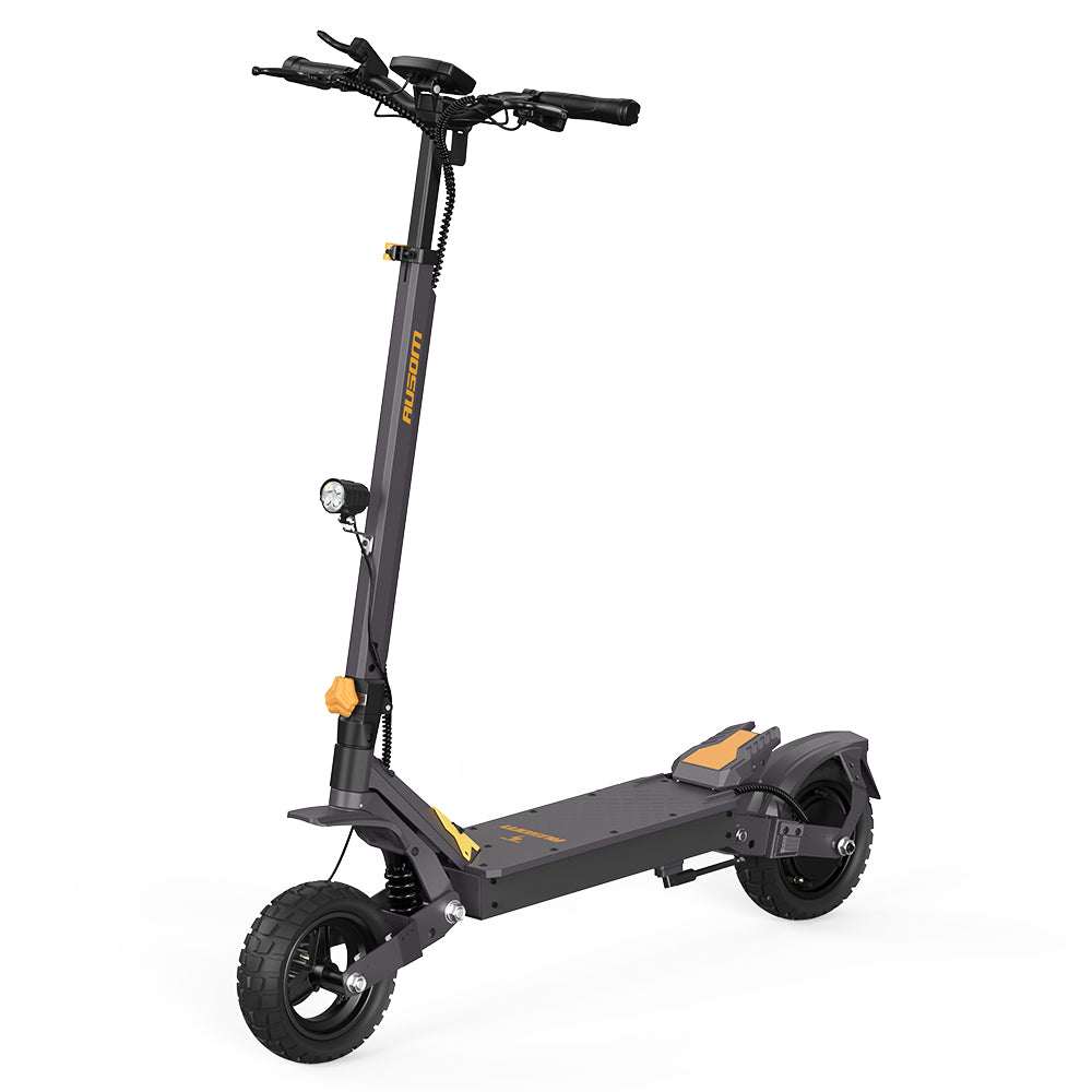 Ausom L1 Trottinette électrique with 48V 15.6Ah battery, 800W brushless motor, 44 miles range, 28 mph speed, and 10"x2.75" tubeless tires