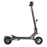 Ausom L1 electric scooter with 48V 15.6Ah battery, 800W brushless motor, 44 miles range, 28 mph max speed, and 10"x2.75" tubeless rubber tires.